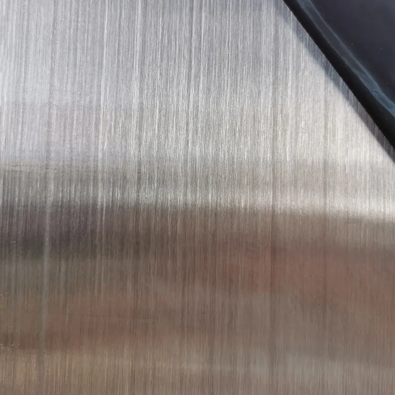 Brushed Textured Stainless Steel Plate