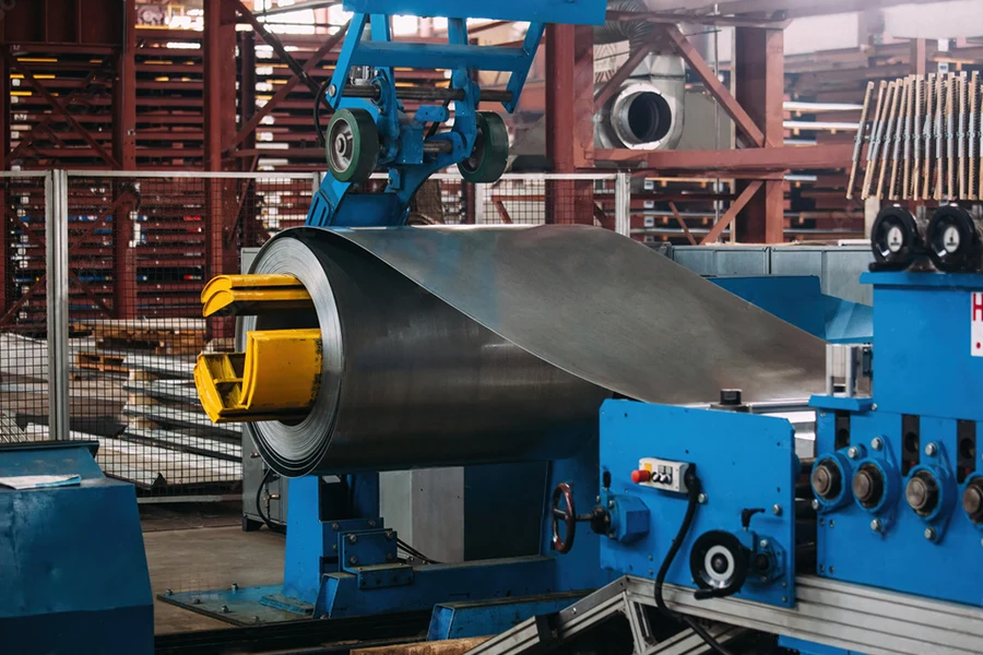 Steel coil production line